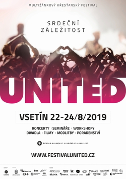 Křesťanský festival UNITED koncem srpna ve Vsetíně